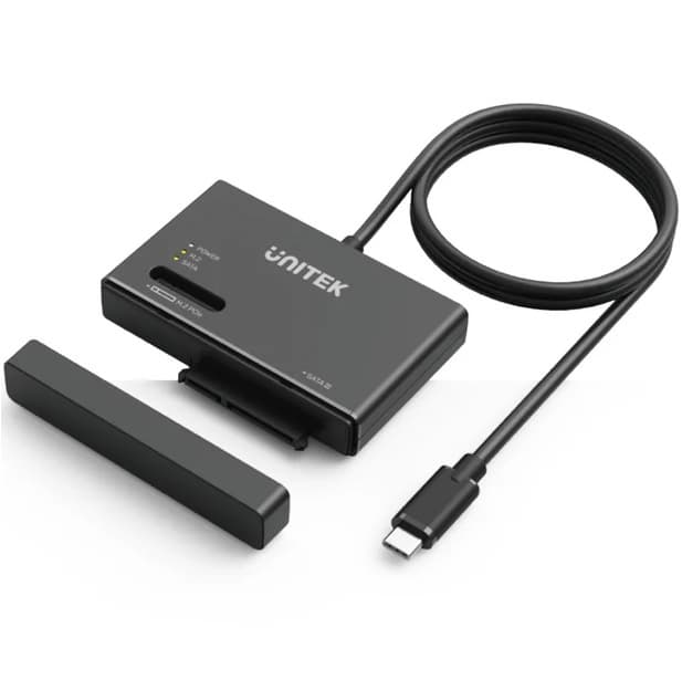 Adaptador Externo Unitek USB-C 10Gbps M.2 NVMe SATA