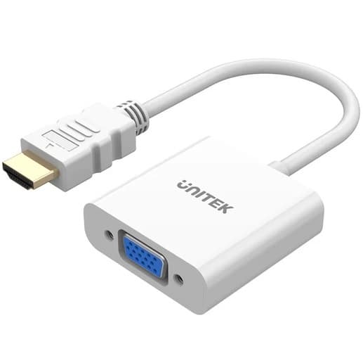 Adaptador Unitek HDMI a VGA 1080p