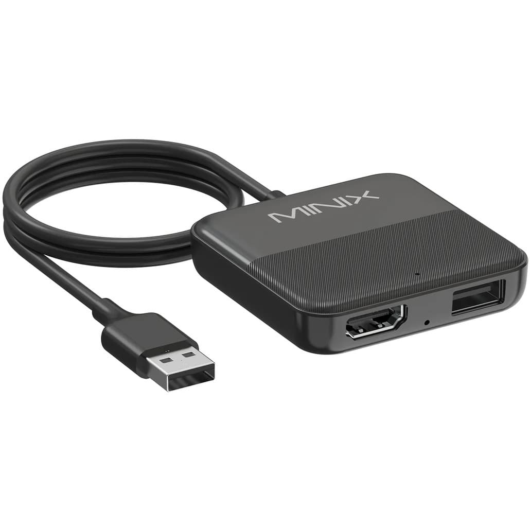 Adaptador 3 en 1 MINIX CA361 Plus para CarPlay y Android Auto HDMI 2K