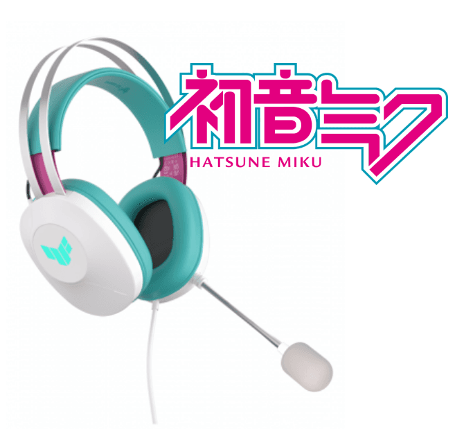 Audífonos Asus TUF Gaming H1 Gen II Sonido Virtual 7.1 Hatsune Miku