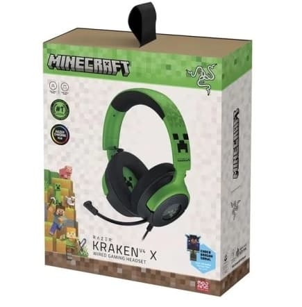 Auriculares Razer Kraken V4 X Minecraft