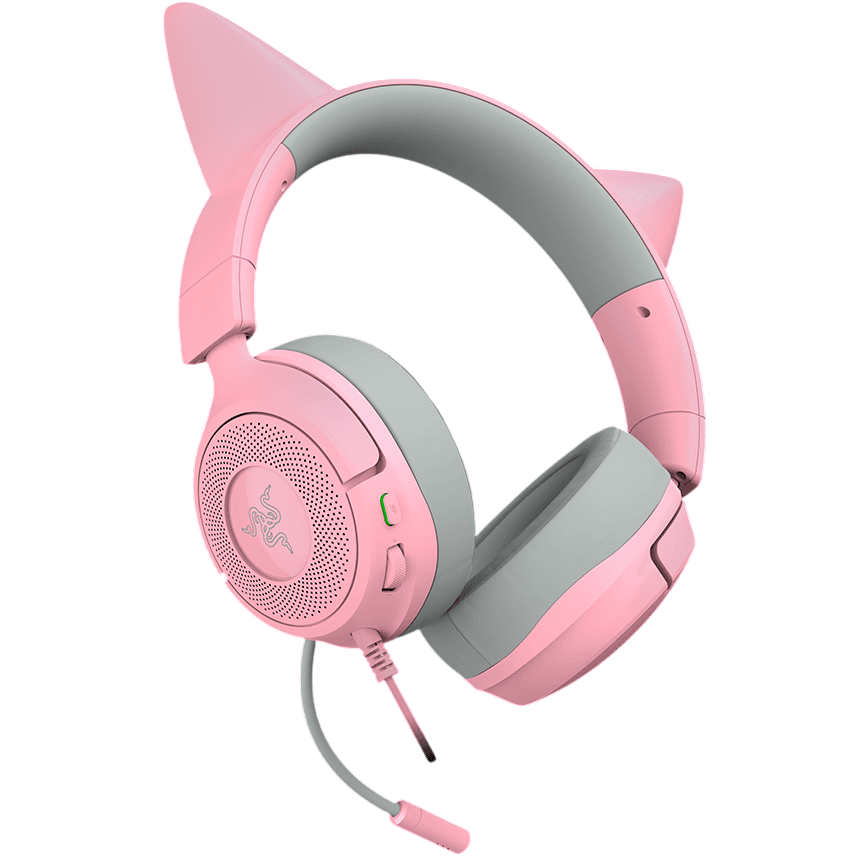 Auriculares Razer Kraken Kitty V3 X quartz