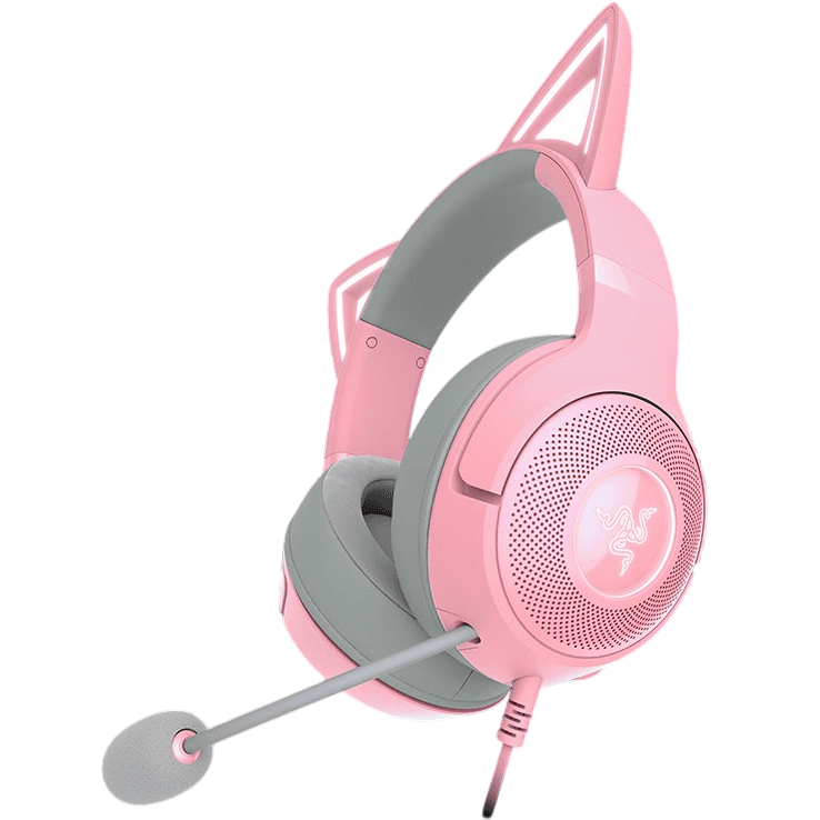 Auriculares Razer Kraken Kitty V2 RGB quartz