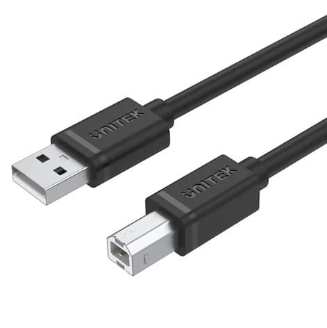Cable USB 2.0 A a B para Impresoras 5m 480Mbps