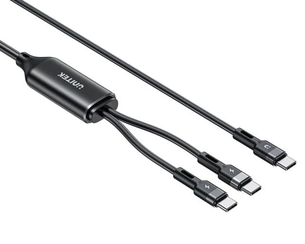 Cable de Carga Unitek PD100W 2 en 1 USB-C Dual 1.8m