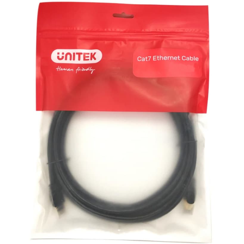 Cable Patchcord Unitek Cat 7 3m Negro
