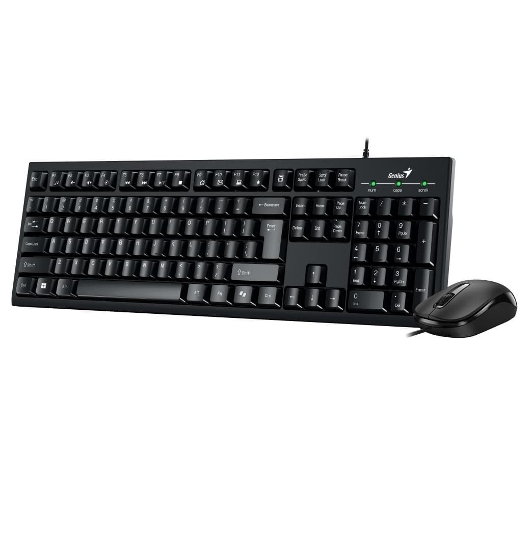 Combo Genius KM-100SE Teclado y Mouse USB Negro