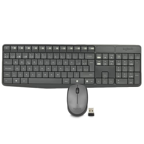 Combo Logitech MK235 Teclado y Mouse Inalámbricos