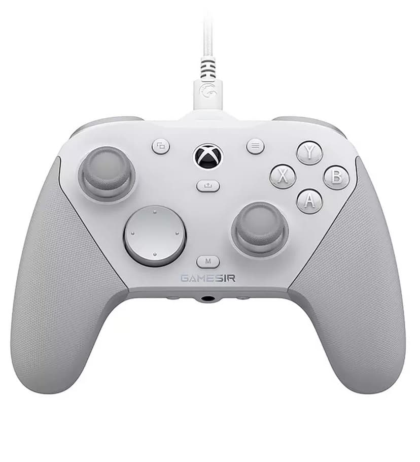 Joystick GameSir G7 Pro Tri-Mode para Xbox PC y Android Blanco y Gris