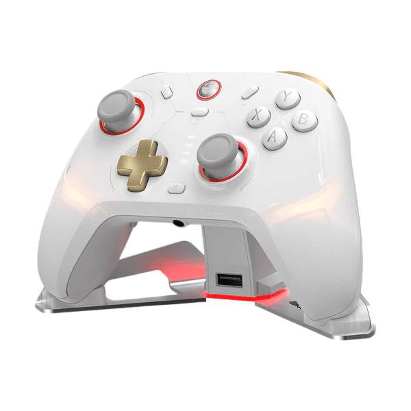 Joystick GameSir Cyclone 2 Multiplataforma con Base de Carga Blanco