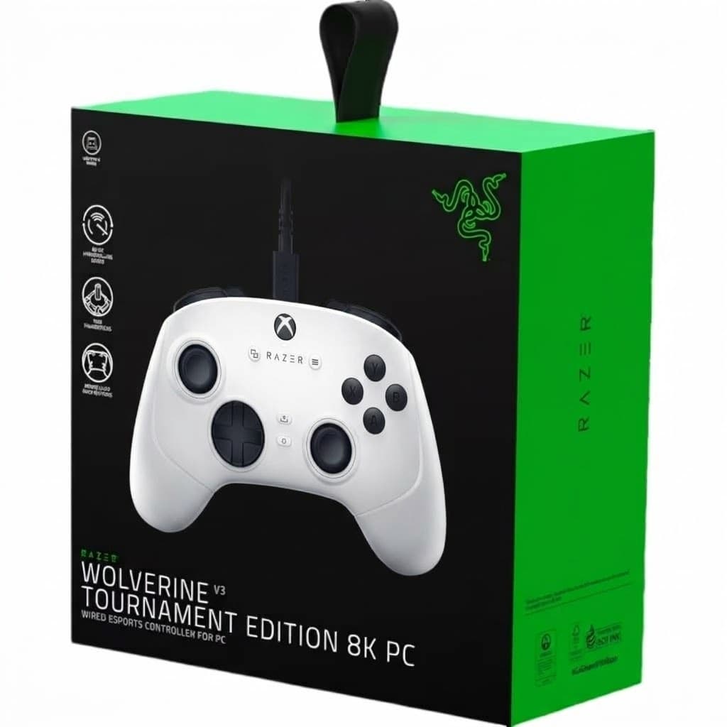 Control Razer Wolverine V3 Xbox &amp; PC blanco (foto 2)