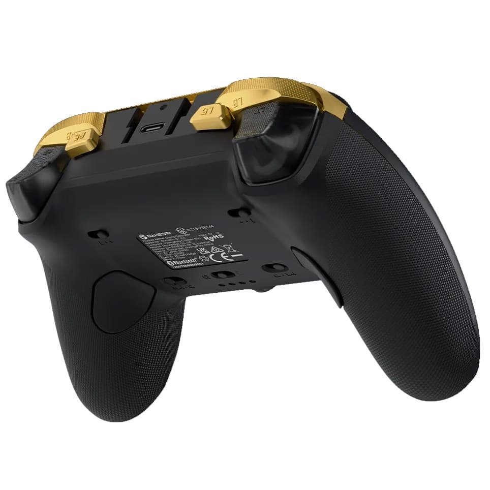 Joystick GameSir G7 Pro 8K Champion Edition negro y dorado
