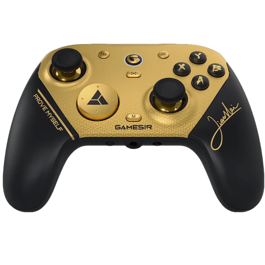 Joystick GameSir G7 Pro 8K Champion Edition negro y dorado