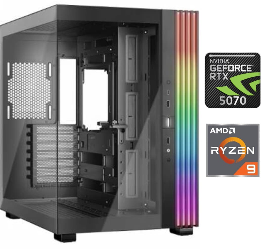 Equipo Gamer Ryzen 9 7900, 32GB, 1TB, RTX 5070 12GB
