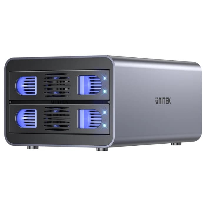 Gabinete Externo Dual Unitek USB 3.0 para 2 Discos SATA