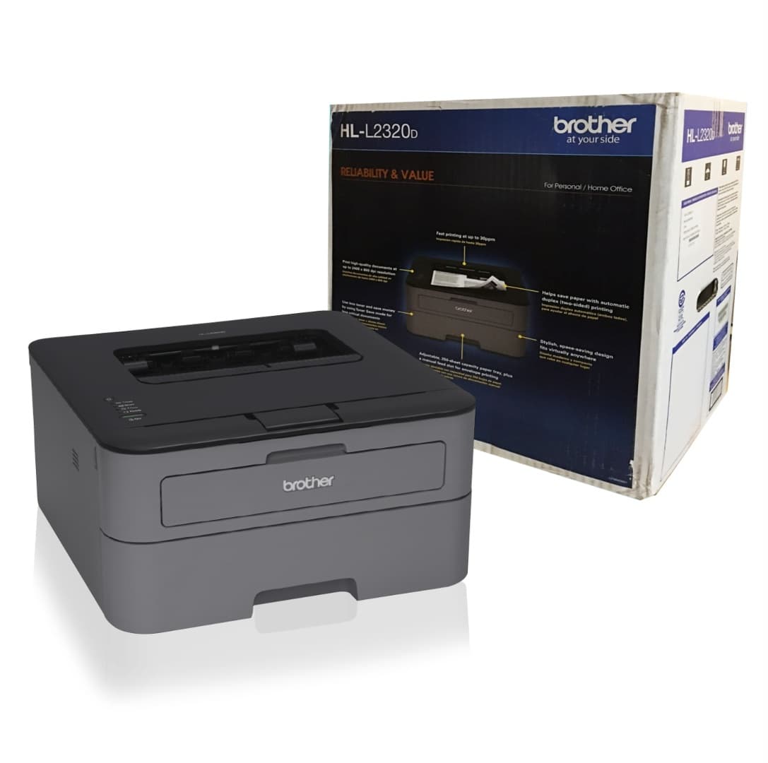 Impresora Láser Brother HL-L2320D Monocromática Dúplex Compacta