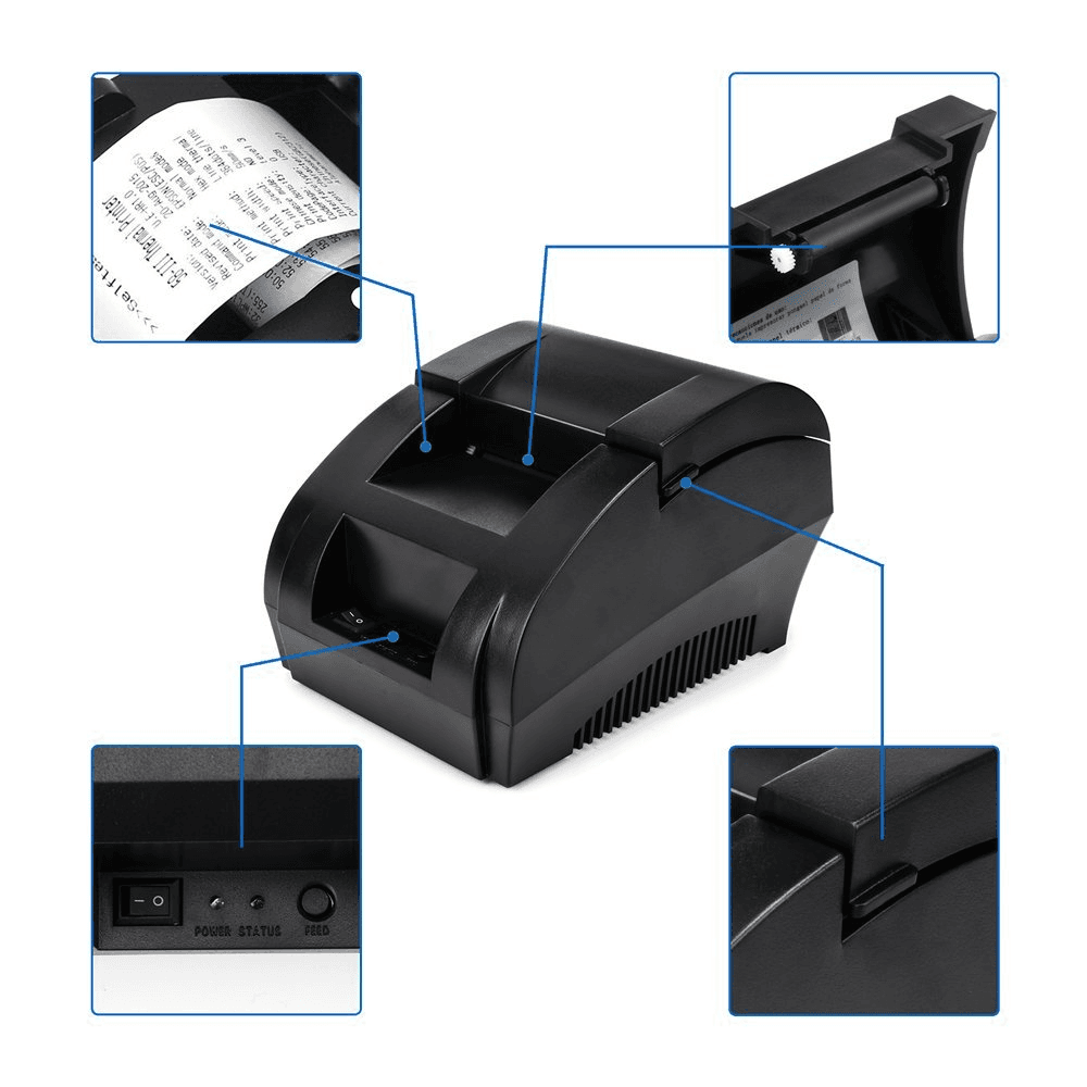 Impresora Térmica Netum NT-5890K 58mm USB+BT