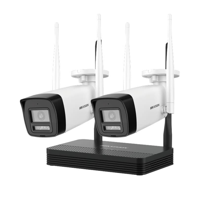 Kit de Vigilancia Wi-Fi Hikvision 2MP 2 Cámaras Bullet