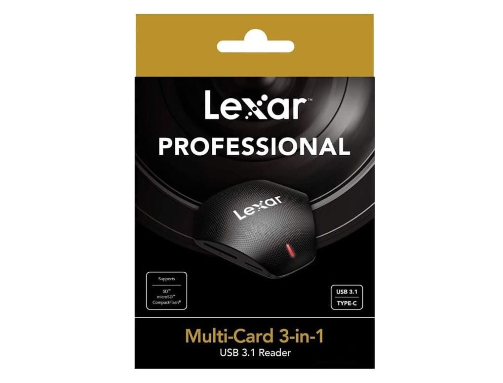 Lector de memoria Lexar Professional RW500 3 en 1
