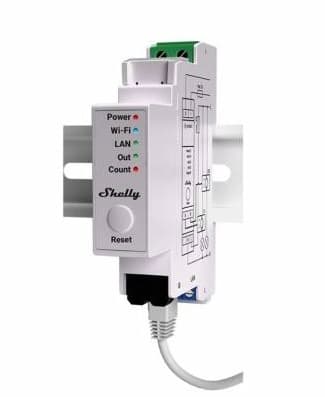Medidor de Energía Shelly Pro EM-50 PM Monofásico Wi-Fi DIN