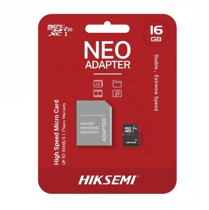 Memoria MicroSD Hiksemi HS-TF-NEO 16GB Clase 10