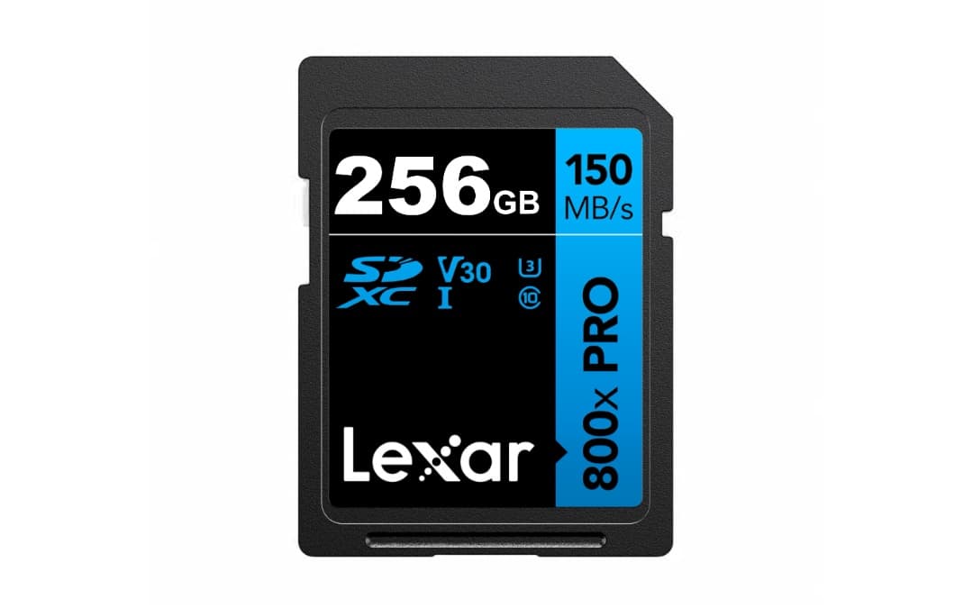 Memoria SDXC Lexar 800X Pro 256GB 150MB/s Blue