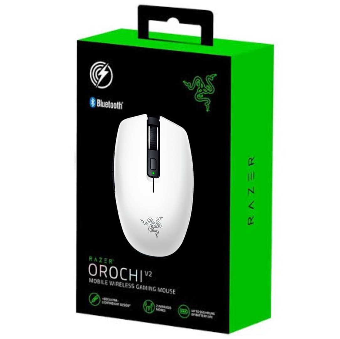 Mouse Razer Orochi V2 (2026) Inalámbrico blanco