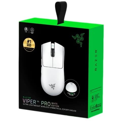 Mouse Razer Viper V4 Pro Inalámbrico blanco