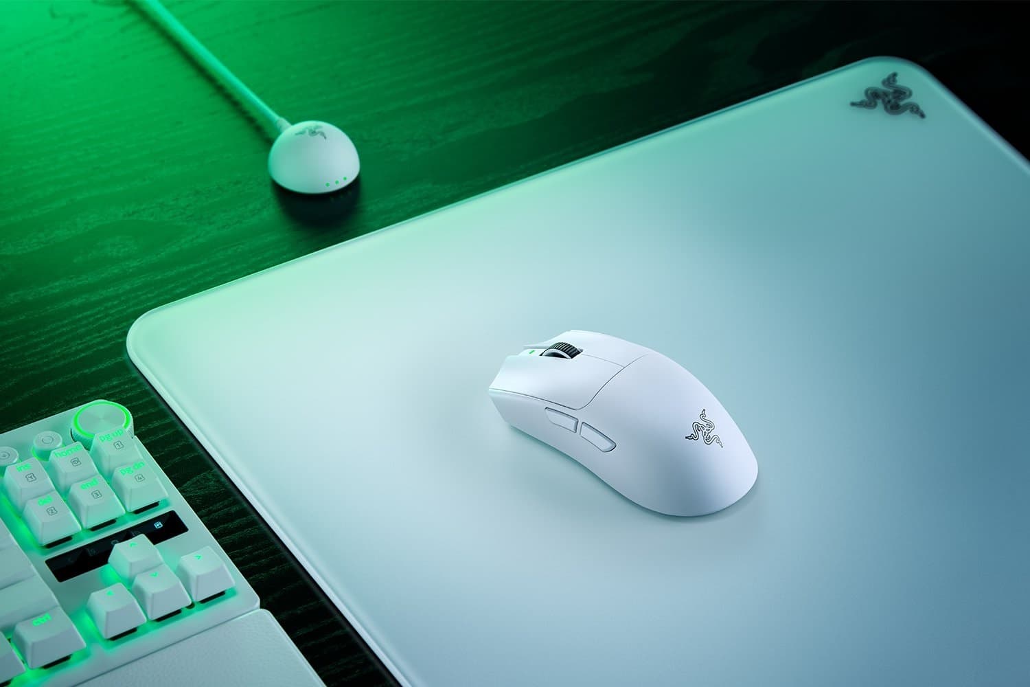 Mouse Razer Viper V4 Pro Inalámbrico blanco