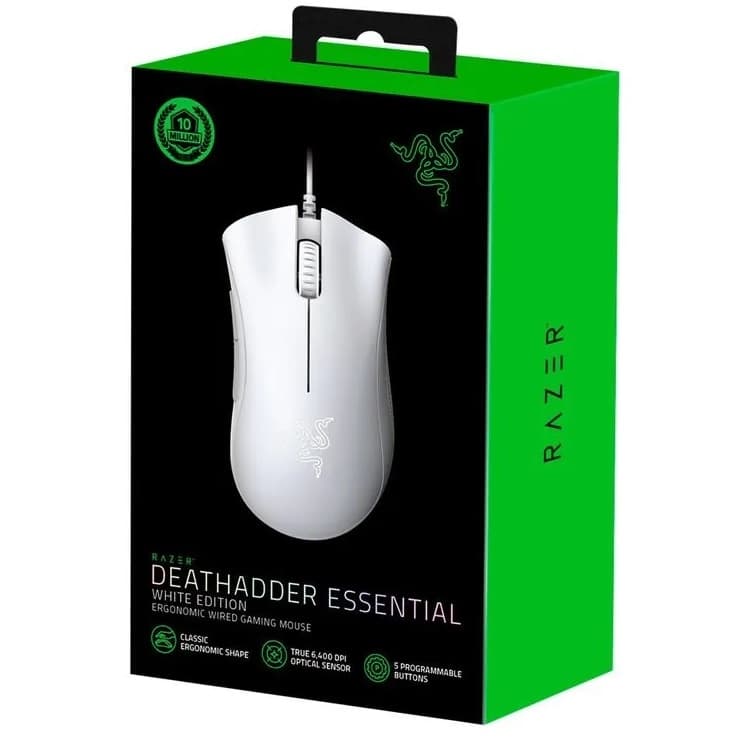 Mouse Razer DeathAdder Essential blanco