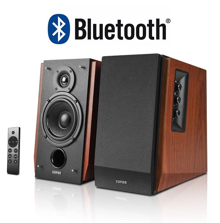 Parlantes Edifier R1700BTs Bluetooth Marrón