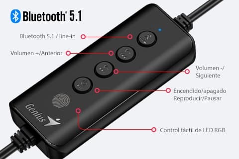 Barra de Sonido Genius SoundBar 200BT Bluetooth RGB