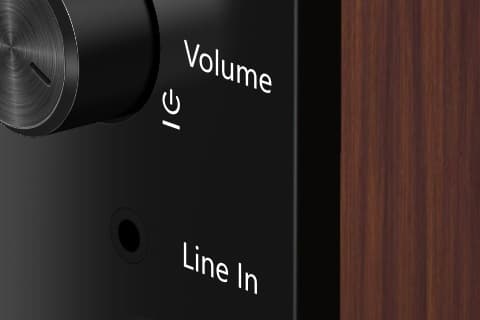 Parlante Genius SW-2.1 350 15W RMS Madera