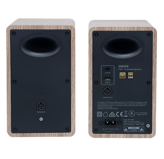 Parlantes 2.0 Edifier M60 66W Bluetooth Roble