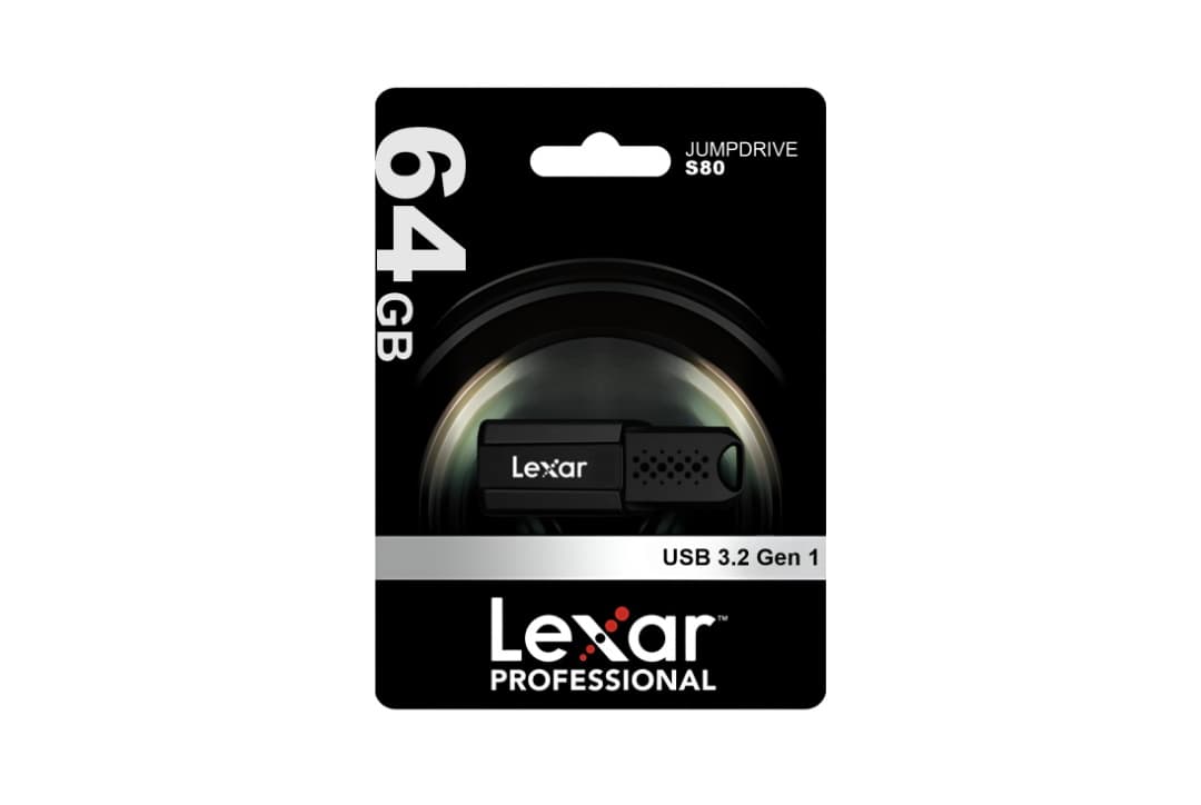 Pendrive Lexar JumpDrive S80 64GB USB 3.2 Retráctil