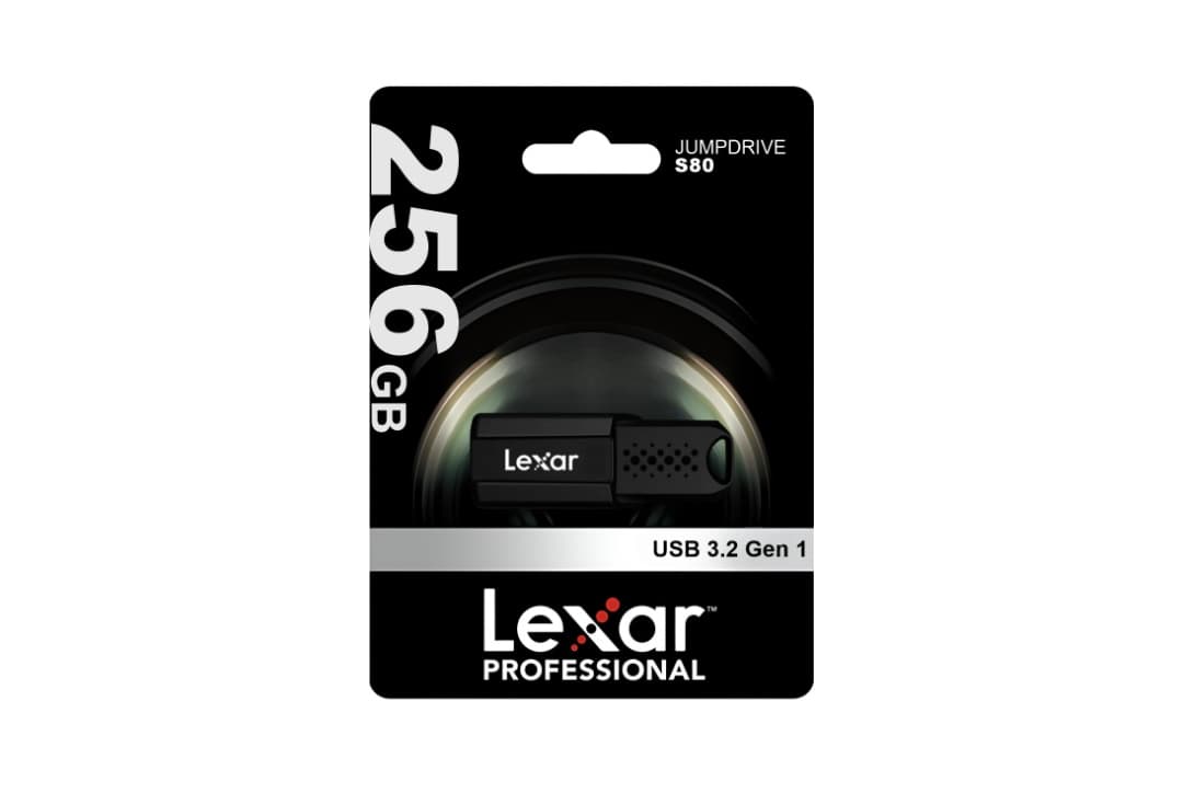 Pendrive Lexar JumpDrive S80 256GB USB 3.2 Retráctil