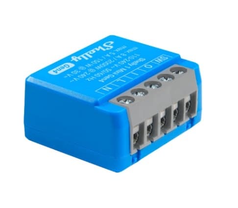 Relé Shelly Mini 1 GEN4 Wi-Fi 6 8A
