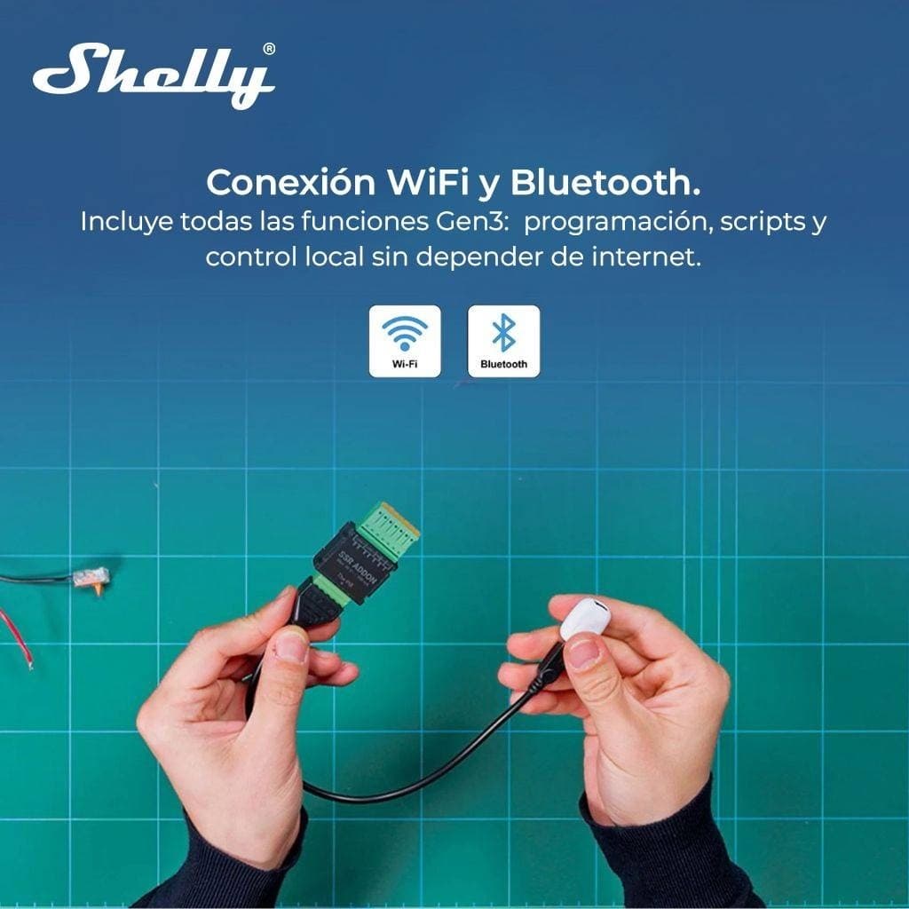 Sensor Smart Shelly Temperatura y Humedad Bluetooth