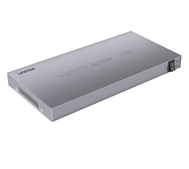 Splitter HDMI Unitek 4K 1 Entrada 8 Salidas