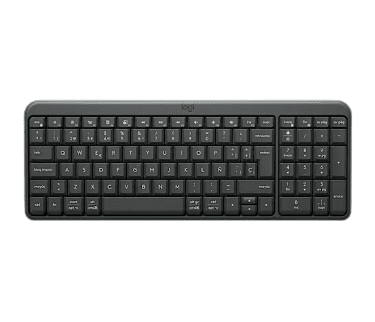 Teclado Logitech K250 Inalámbrico Bluetooth Negro