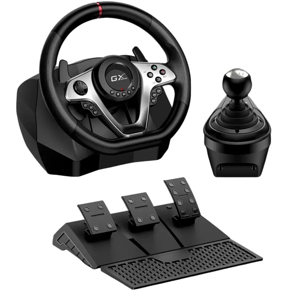 Volante Genius SpeedMaster X1 Vibración Doble Motor