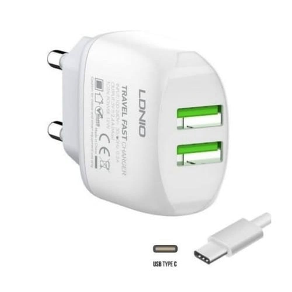 Cargador De Pared LDNIO 12W Tipo C