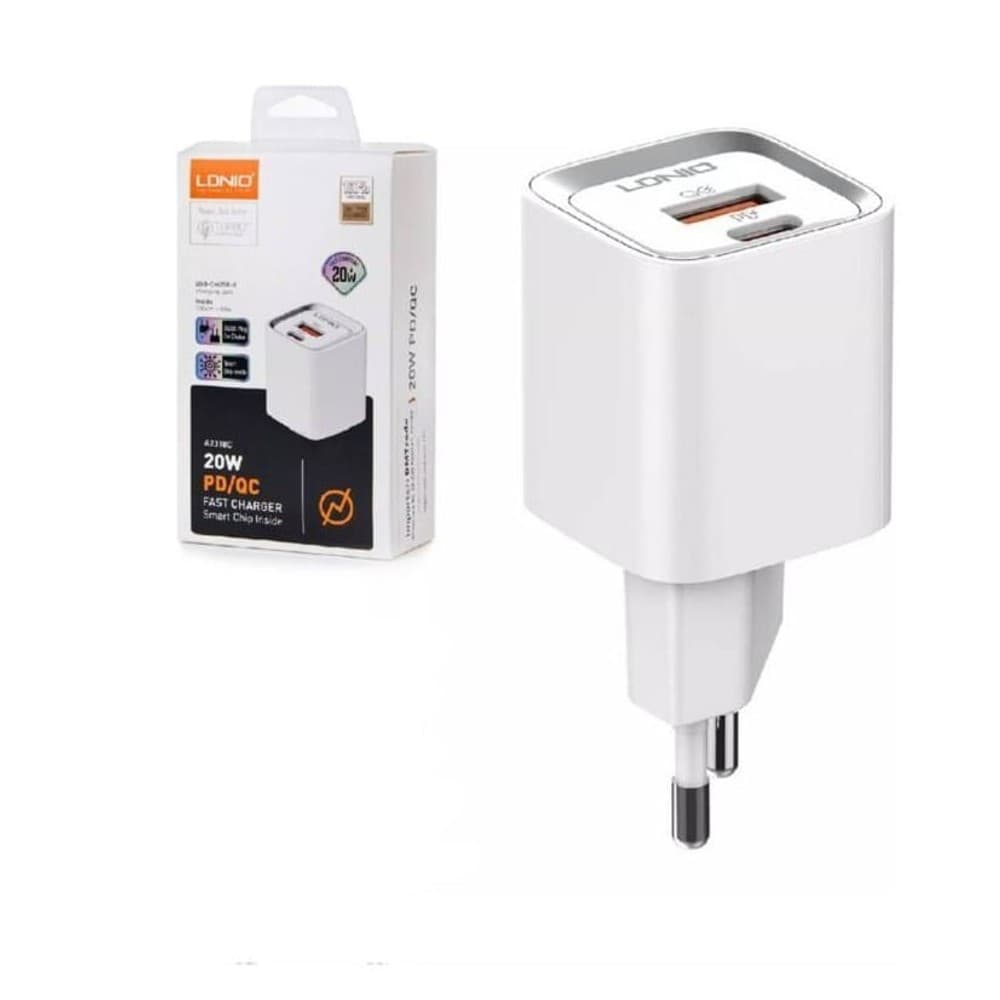 Cargador Pared LDNIO 20W Tipo C