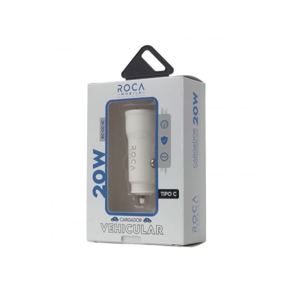 Cargador Vehicular ROCA 20W Tipo C