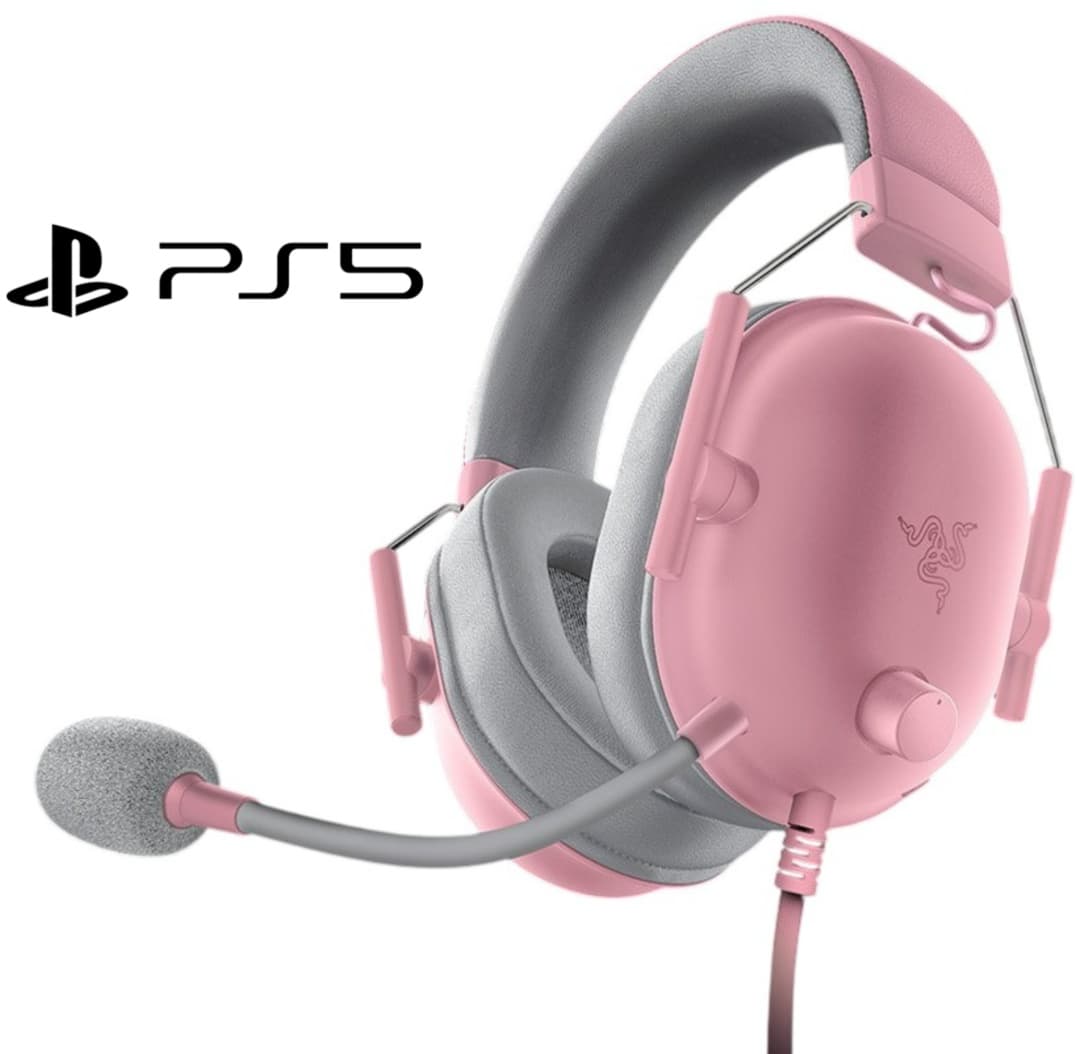 Auriculares Razer BlackShark V2 X PS5 quartz