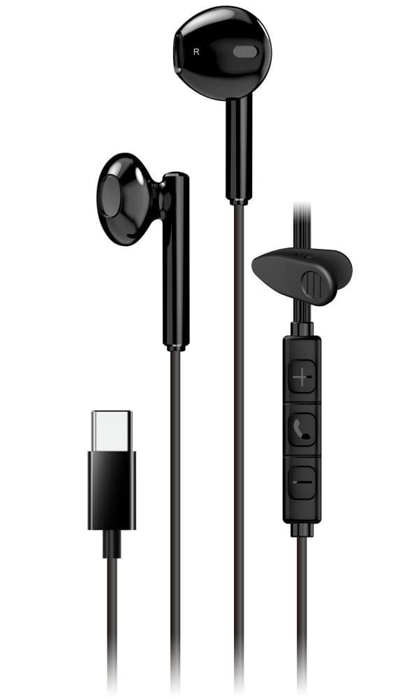 Auriculares Genius HS-M366 USB-C Internos Negros