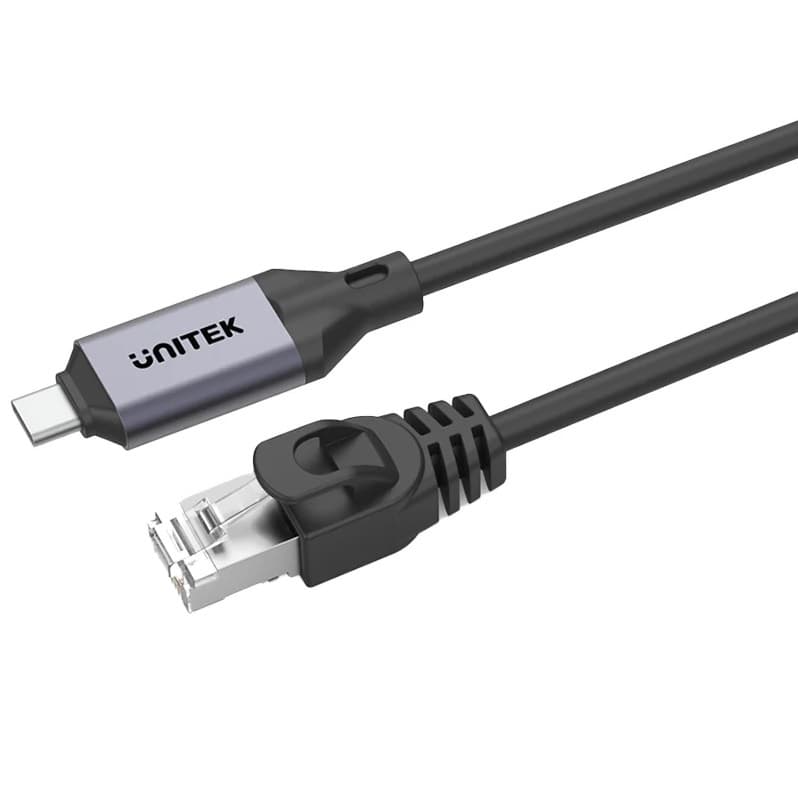 Cable Adaptador Unitek USB-C a LAN Gigabit 2m