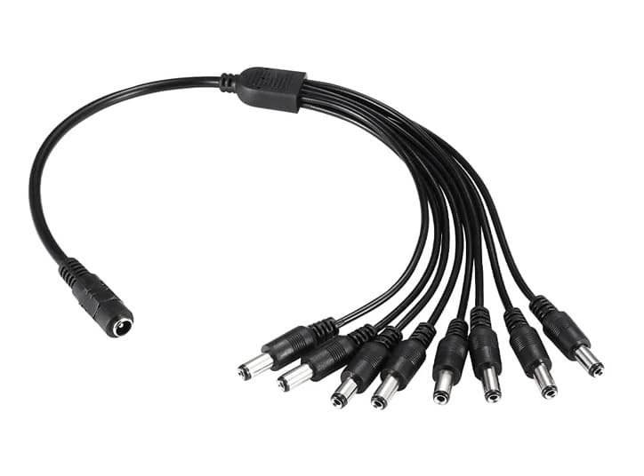 Cable Splitter de Poder NRG+ 1 a 8 para CCTV
