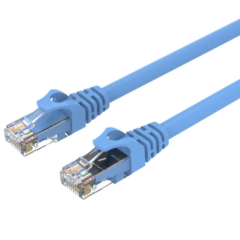 Cable Patchcord Unitek Cat6 1m UTP Azul
