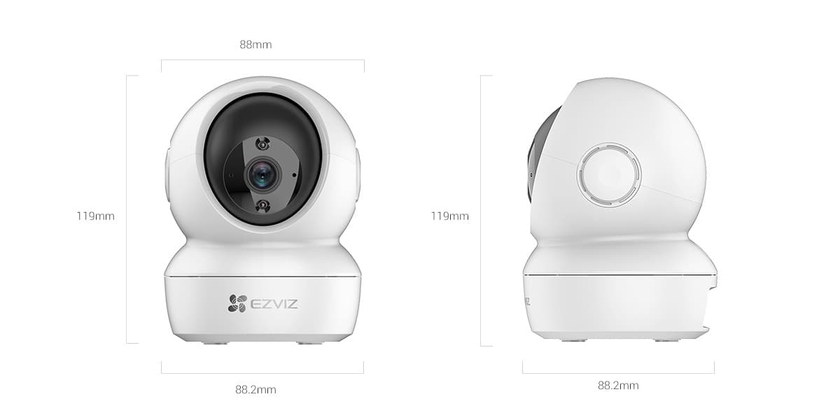 Cámara Ezviz H6c 1080p Wi-Fi Motorizada Interior